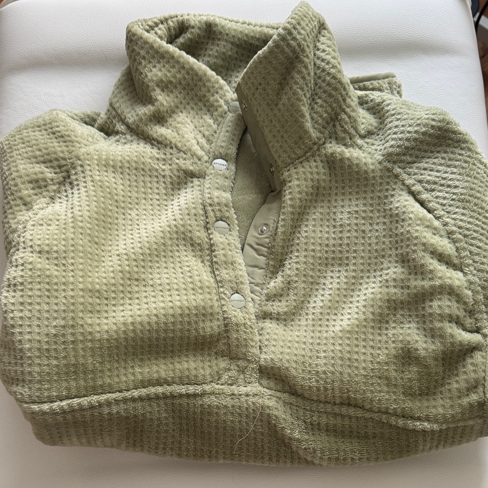 Spyder Olive Fleece Jacket